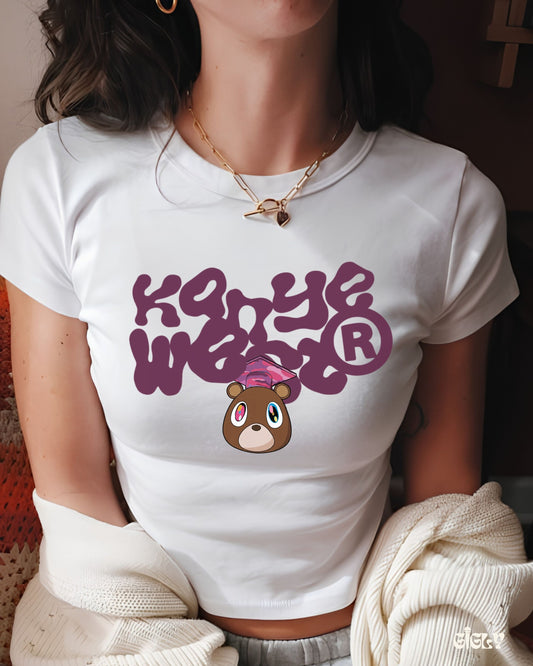 kanye graduation baby tee