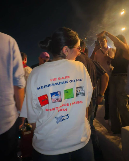 he said keinemusik oversized tee