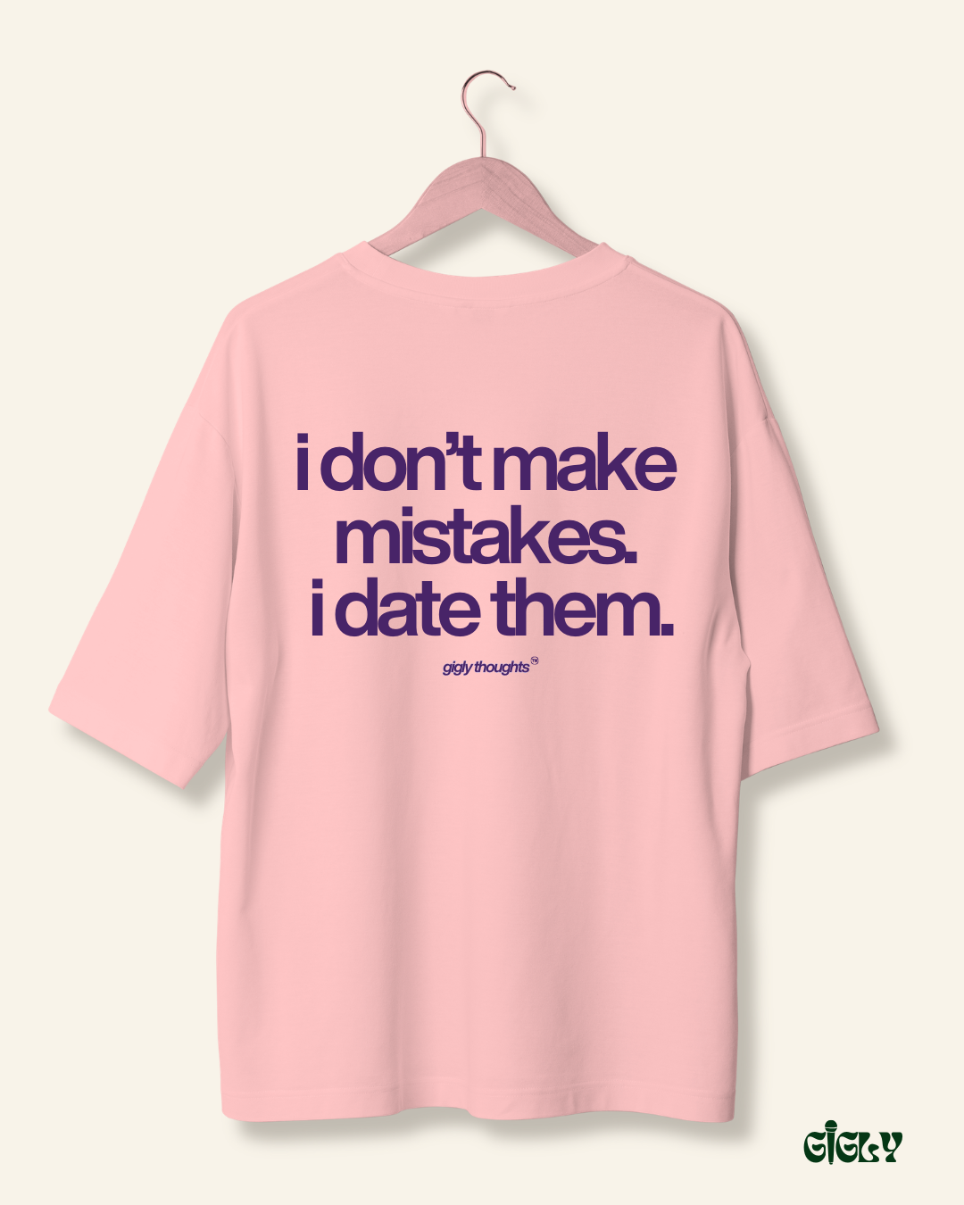 mistakes oversized tee