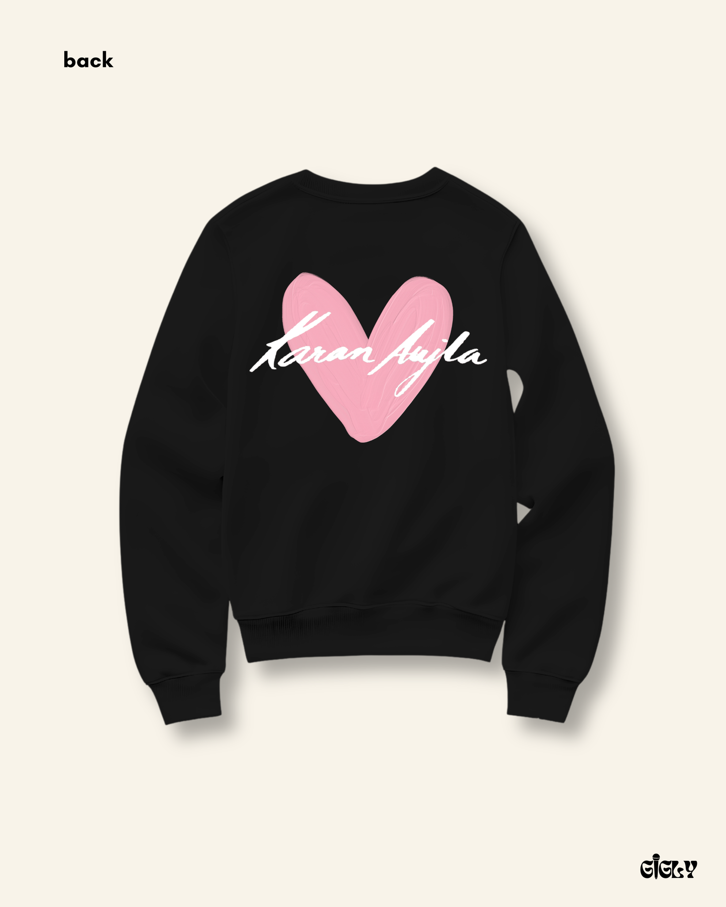 karan aujla love sweatshirt