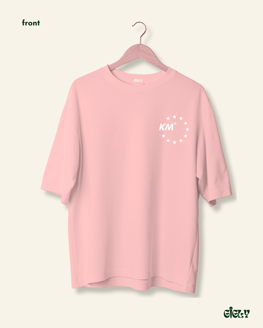 keinemusik floral pink oversized tee