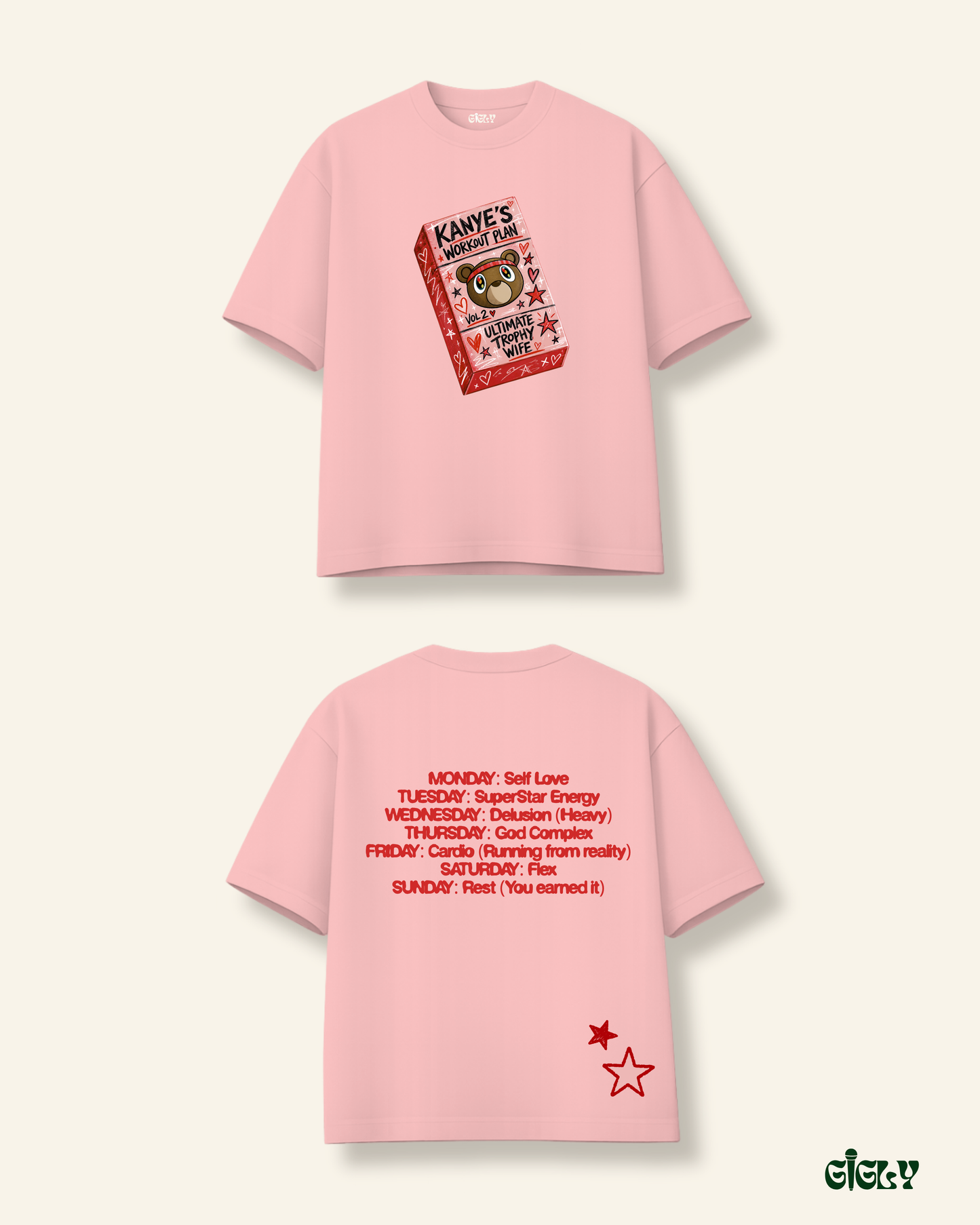 trophy wife kanye oversized tee