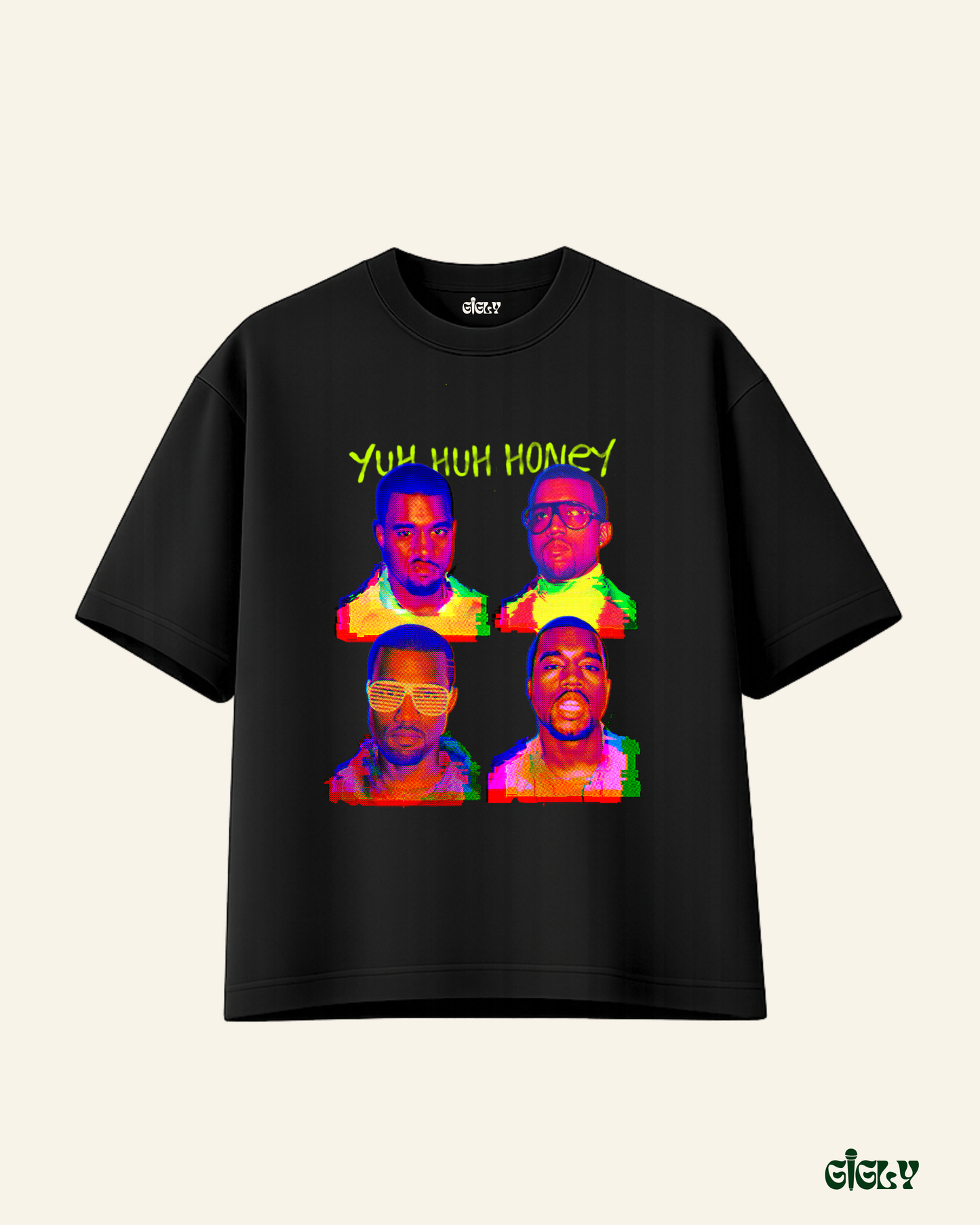 yuh huh honey kanye oversized tee