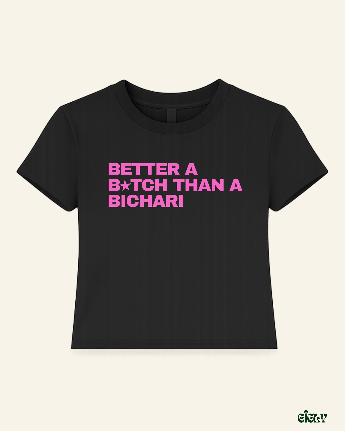 not a bichari baby tee