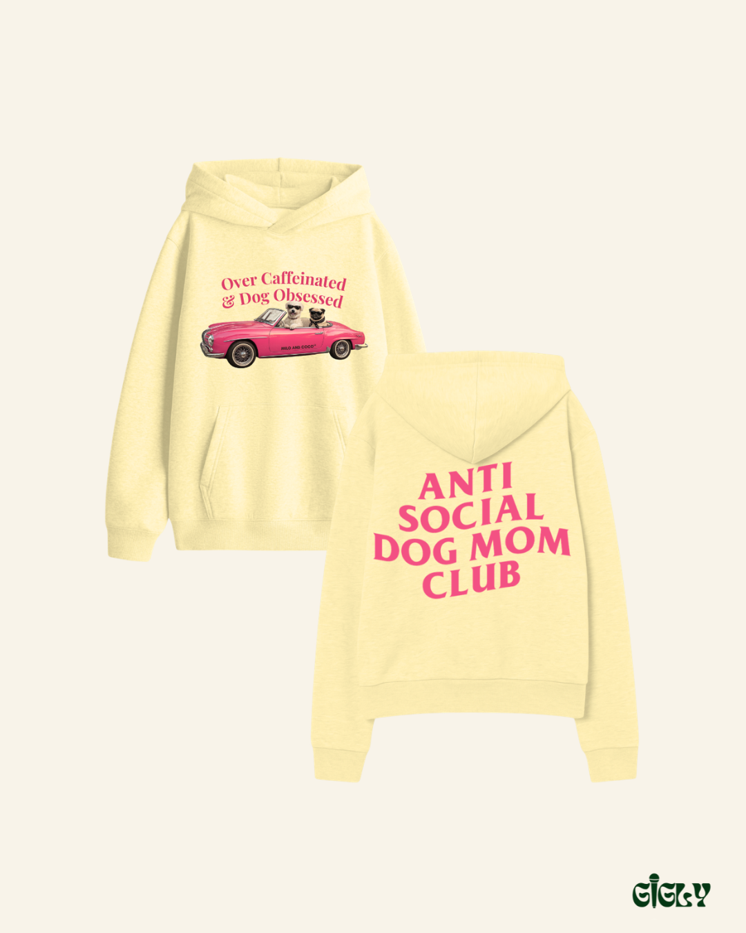 custom dog obsessed hoodie