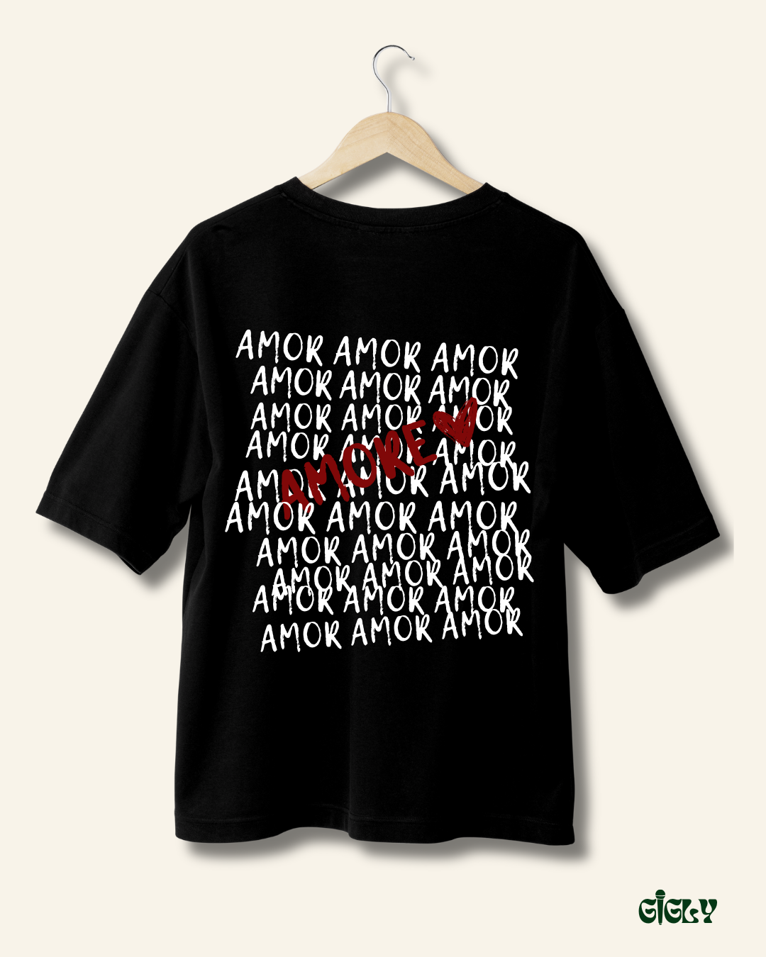 amore oversized tee