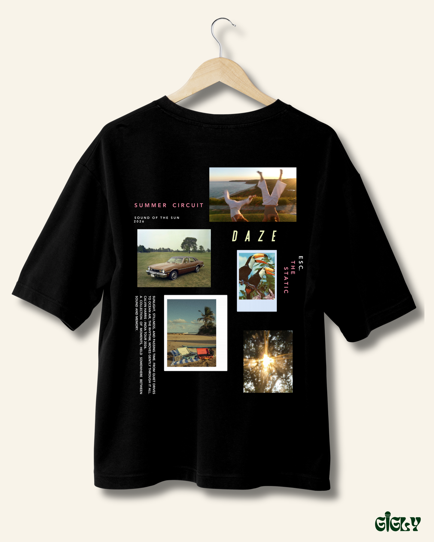 summer circuit calvin harris oversized tee