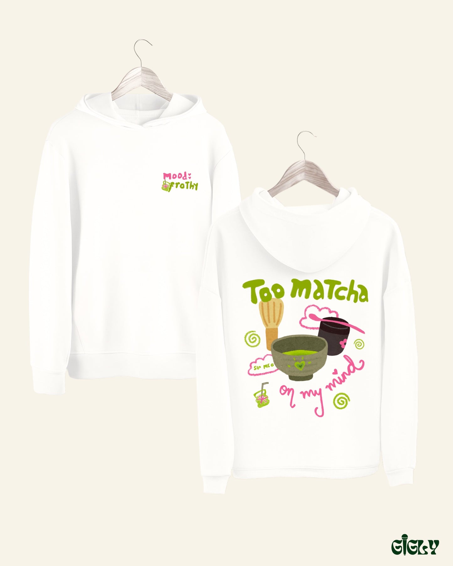 matcha doodle hoodie