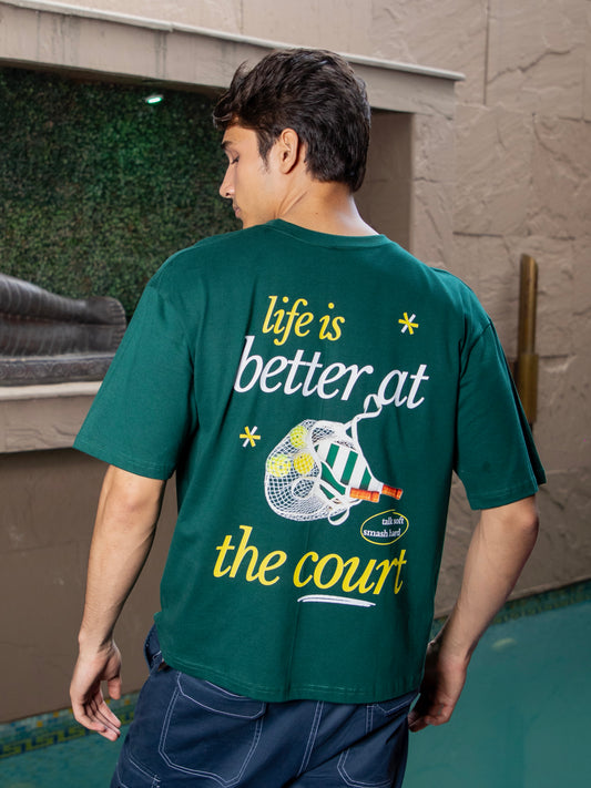 pickleball oversized tee