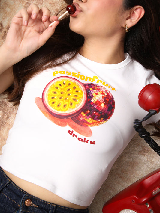 passionfruit baby tee