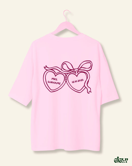 custom bach oversized tee