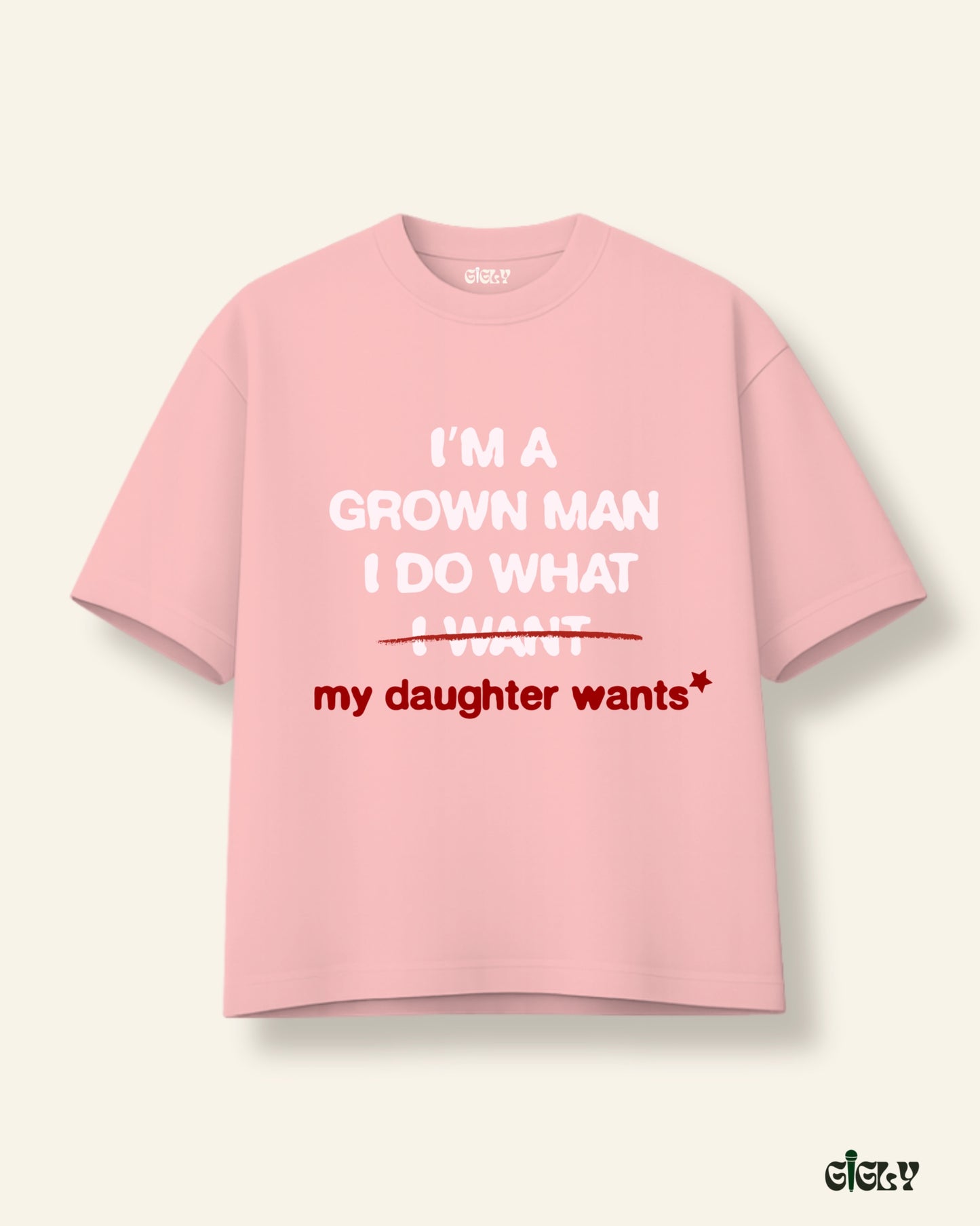 dad life oversized tee
