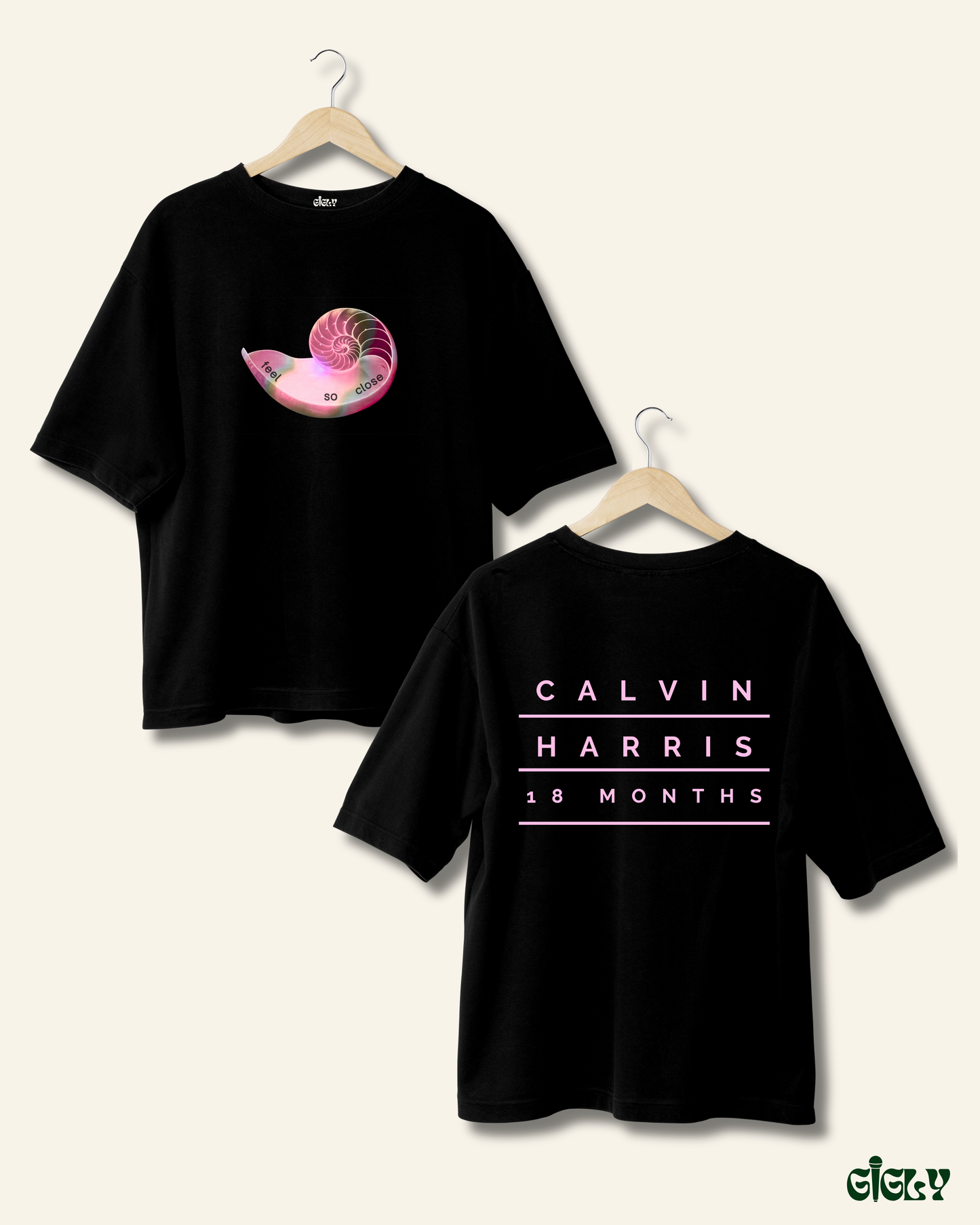 feels so close calvin harris oversized tee