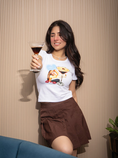 espresso baby tee