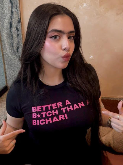 not a bichari baby tee