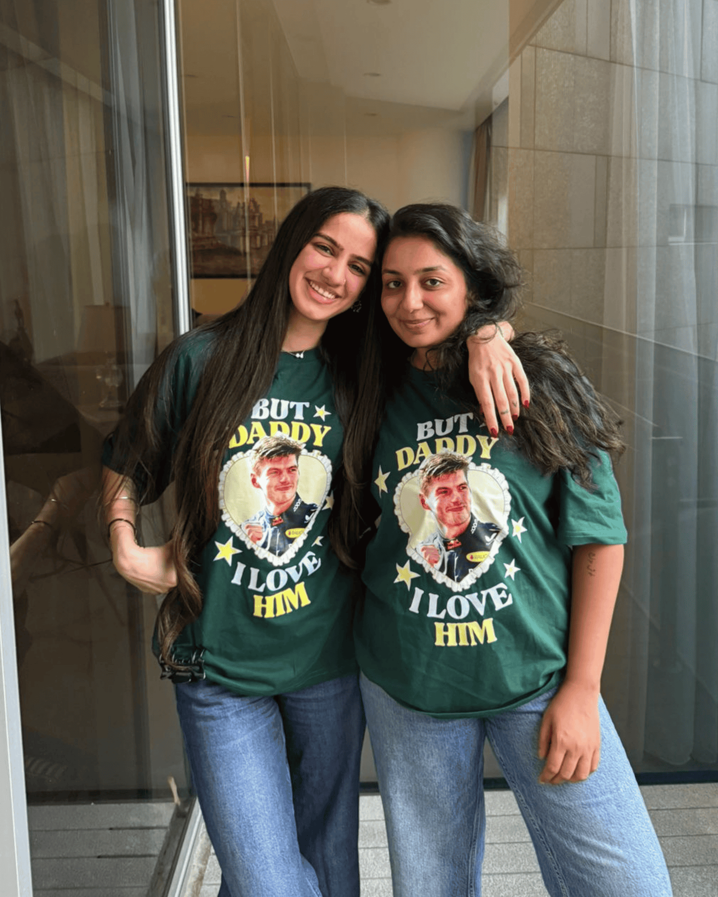 daddy i love him oversized tee