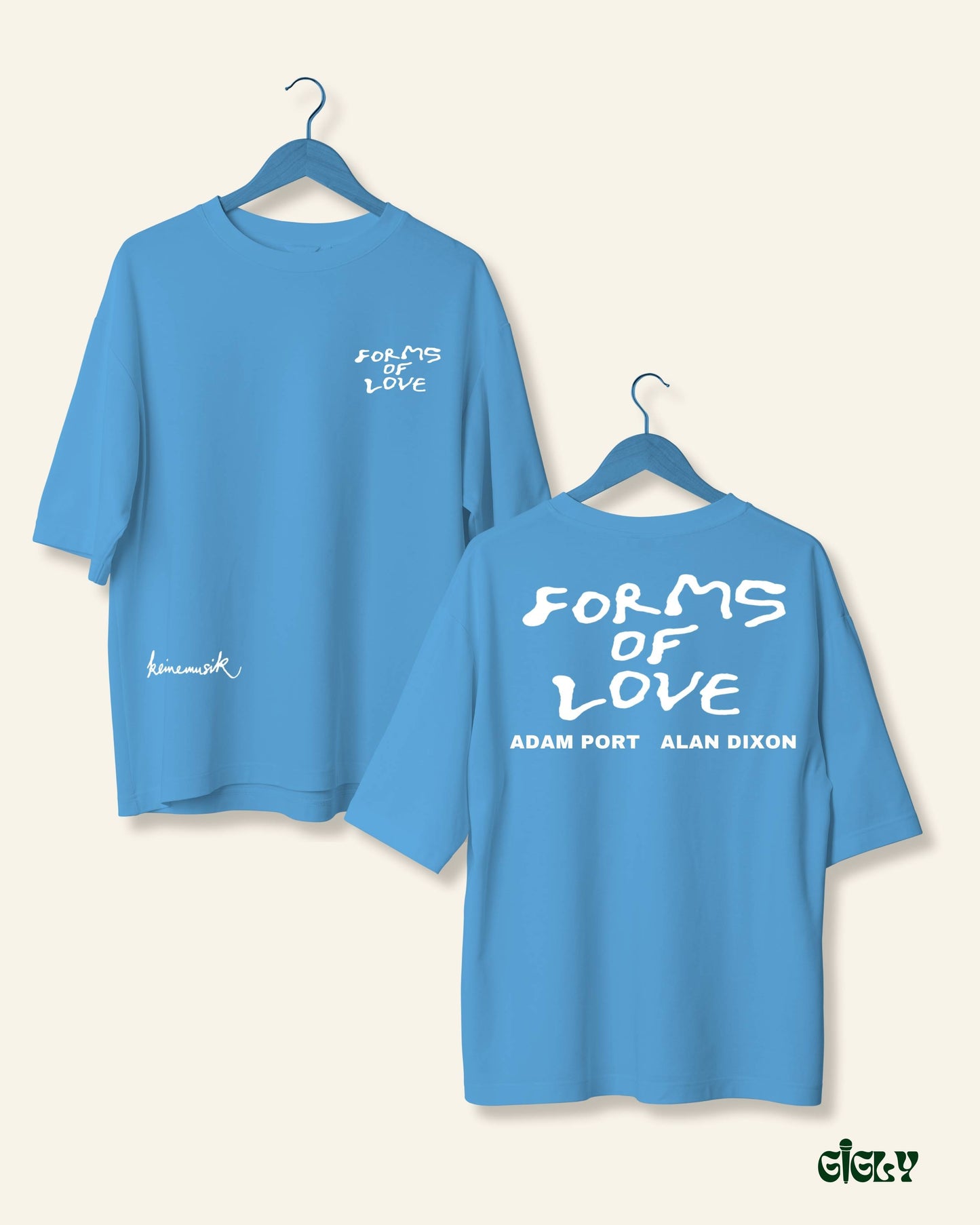 keinemusik forms of love oversized tee