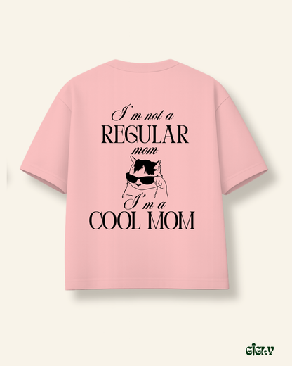 cool mom oversized tee