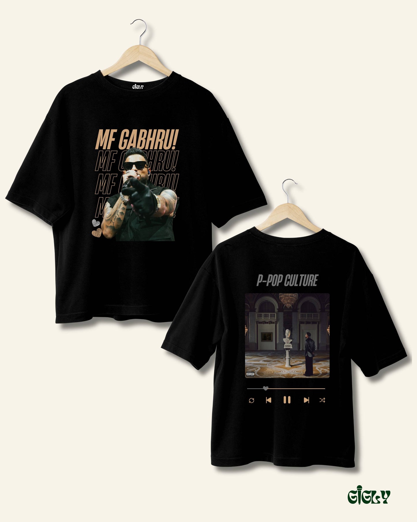 aujla mf gabhru oversized tee
