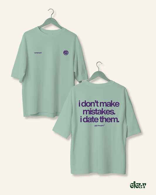 mistakes oversized tee