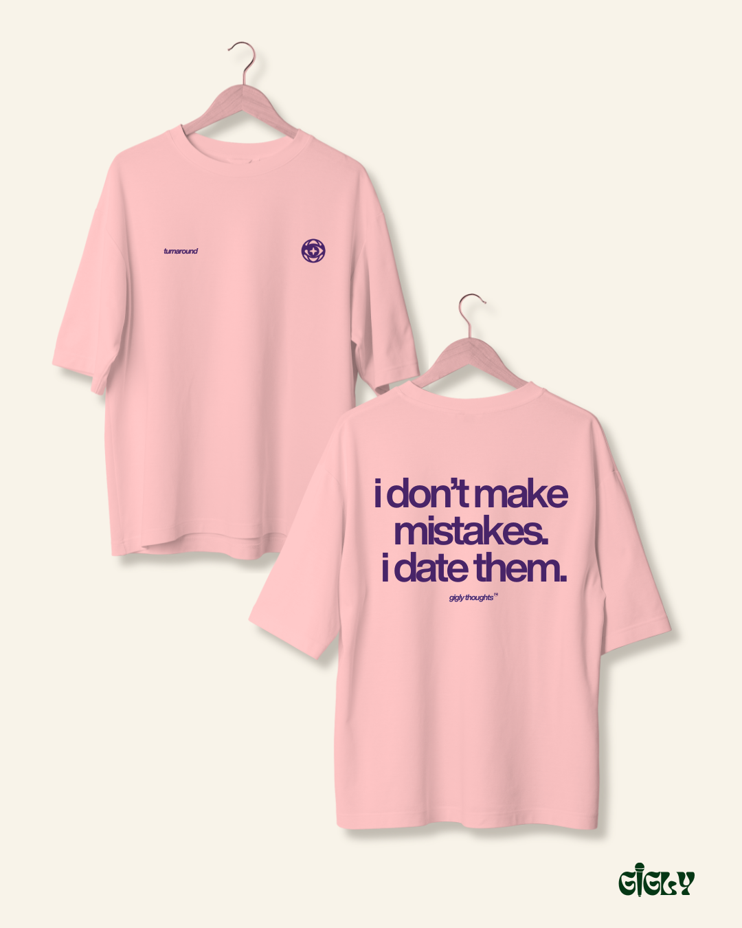 mistakes oversized tee