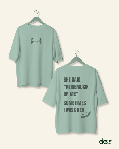 she said keinemusik oversized tee