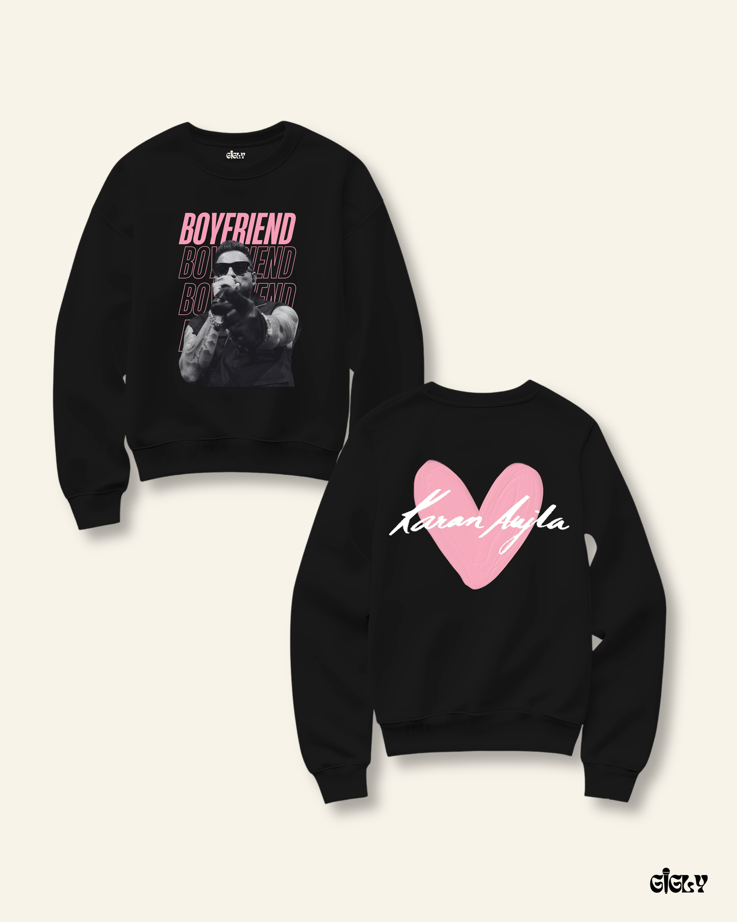 karan aujla love sweatshirt