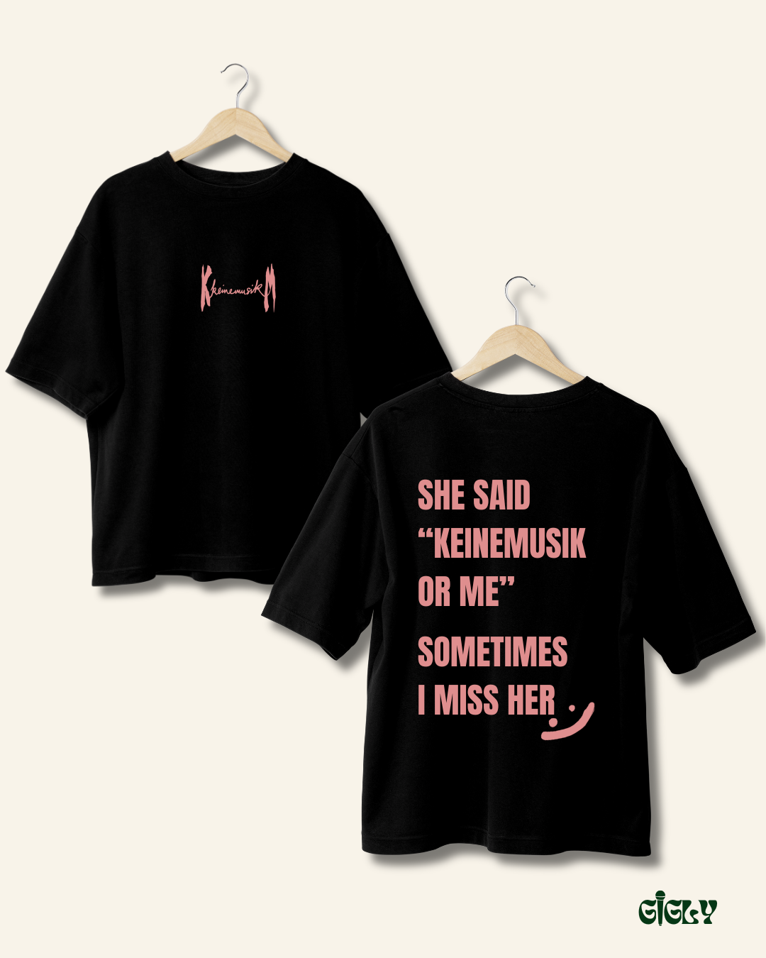 she said keinemusik oversized tee