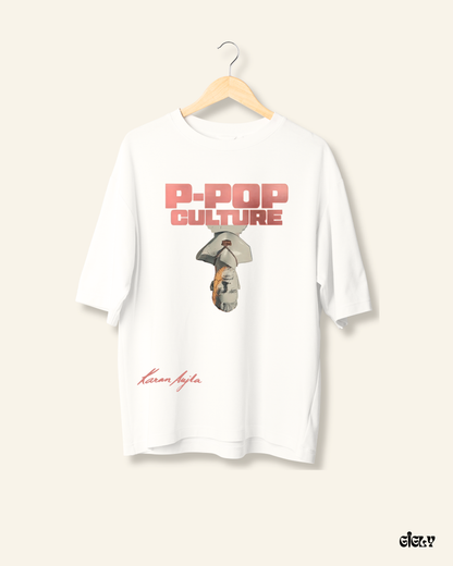 karan aujla p-pop culture oversized tee