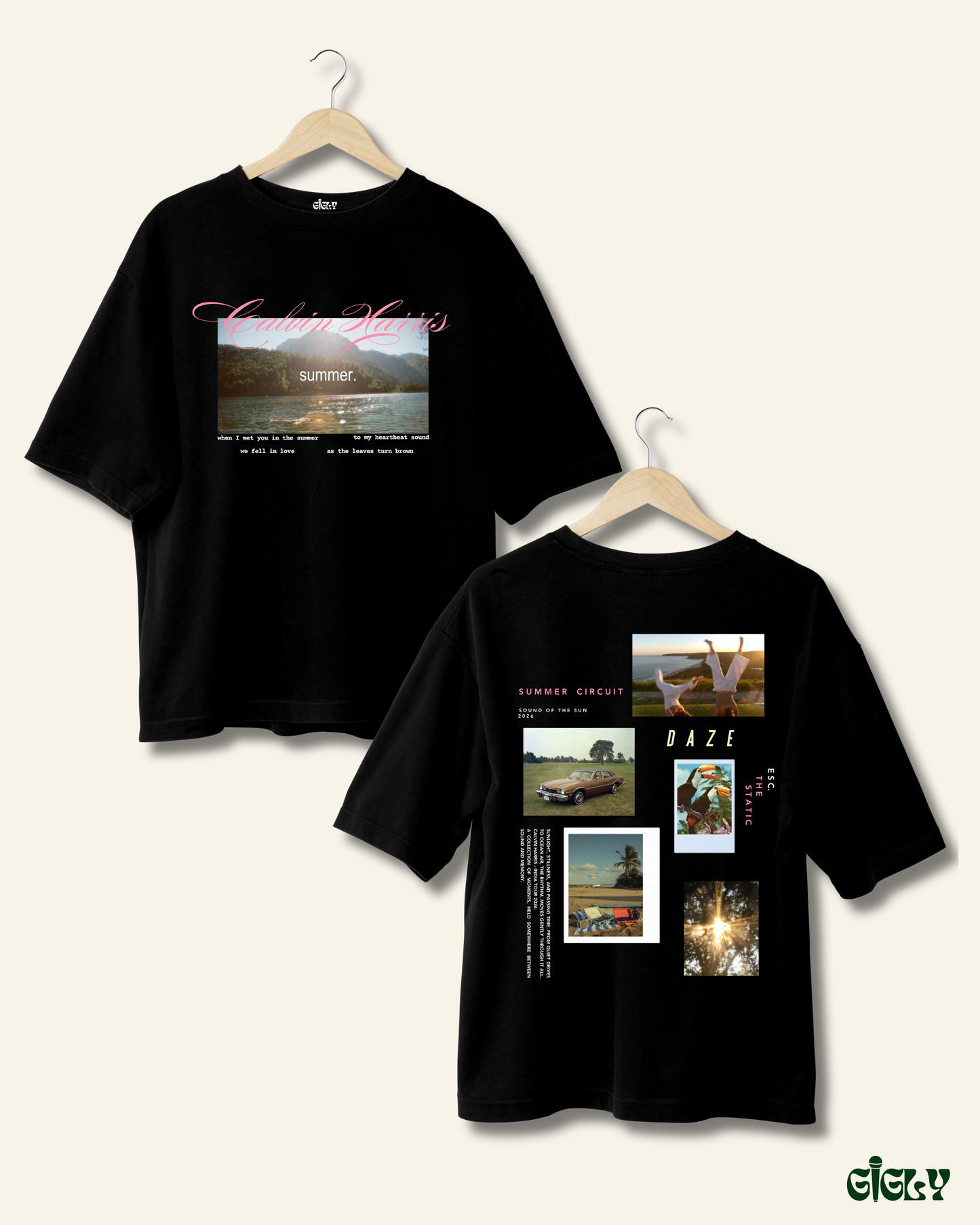 summer circuit calvin harris oversized tee