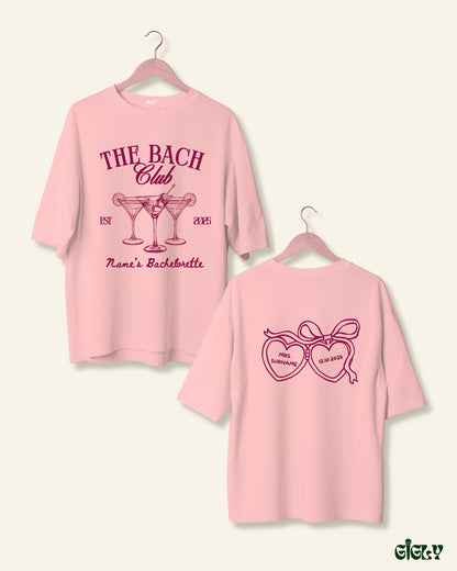 custom bach oversized tee
