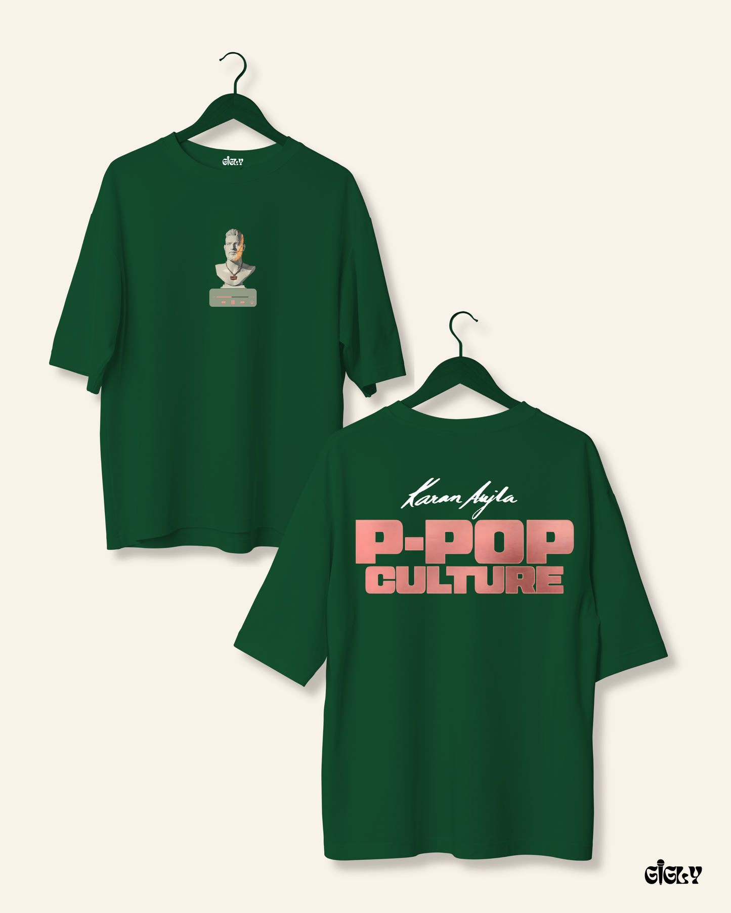 karan aujla 2026 tour oversized tee