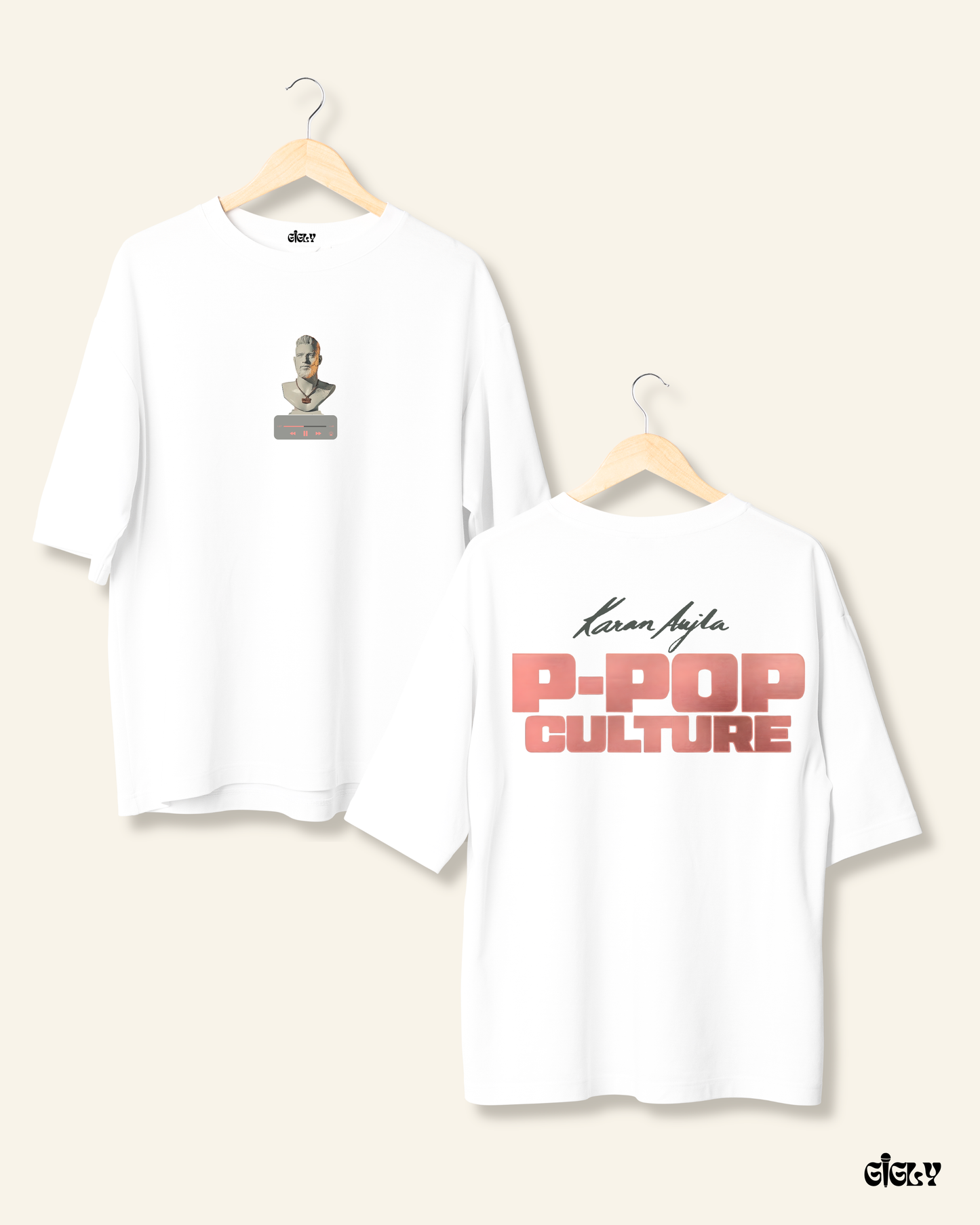 karan aujla 2026 tour oversized tee