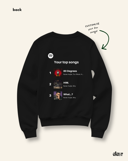 aujla fan spotify sweatshirt