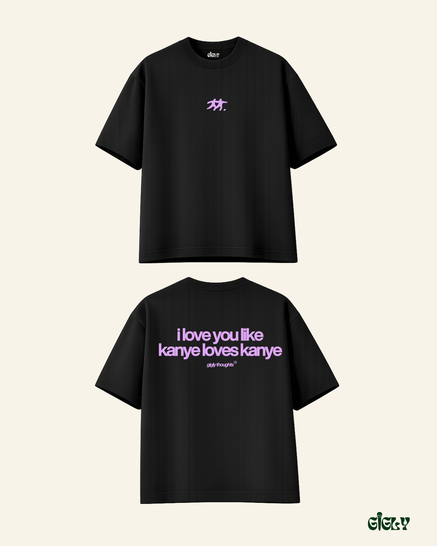 kanye thoughts oversized tee