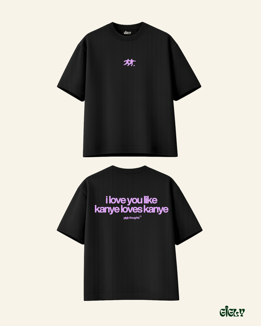 kanye thoughts oversized tee