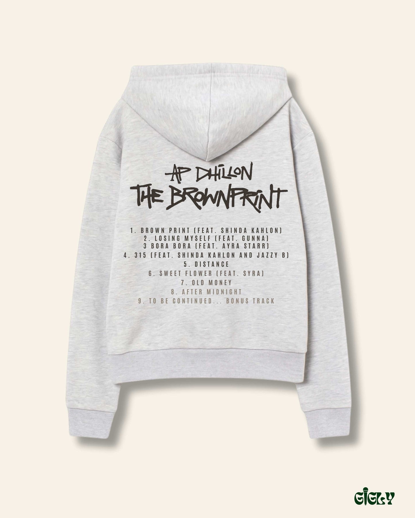 AP ok stfu grey hoodie