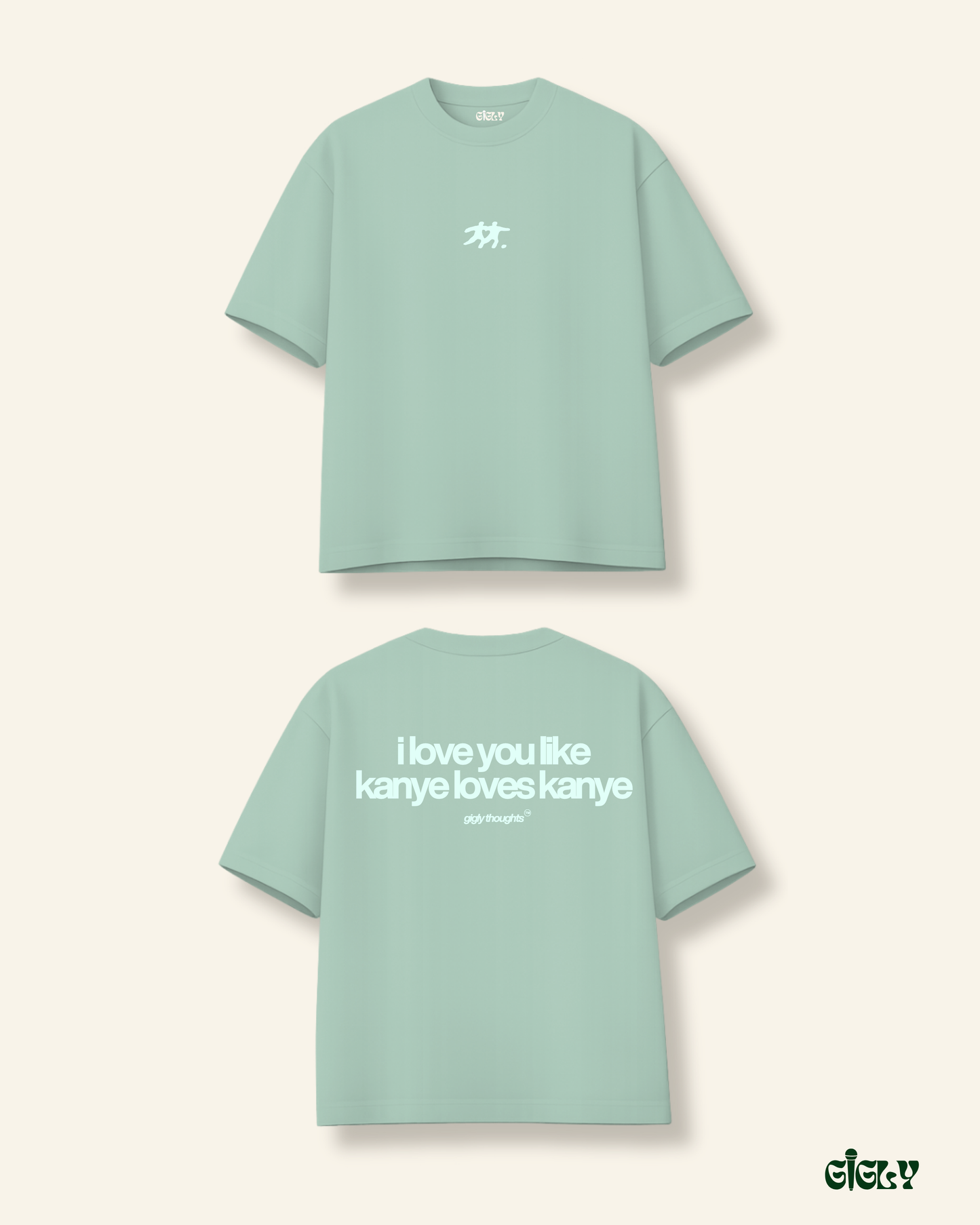kanye thoughts oversized tee