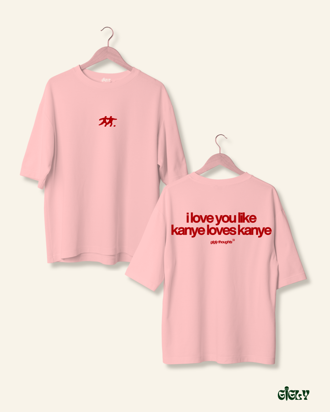 kanye thoughts oversized tee