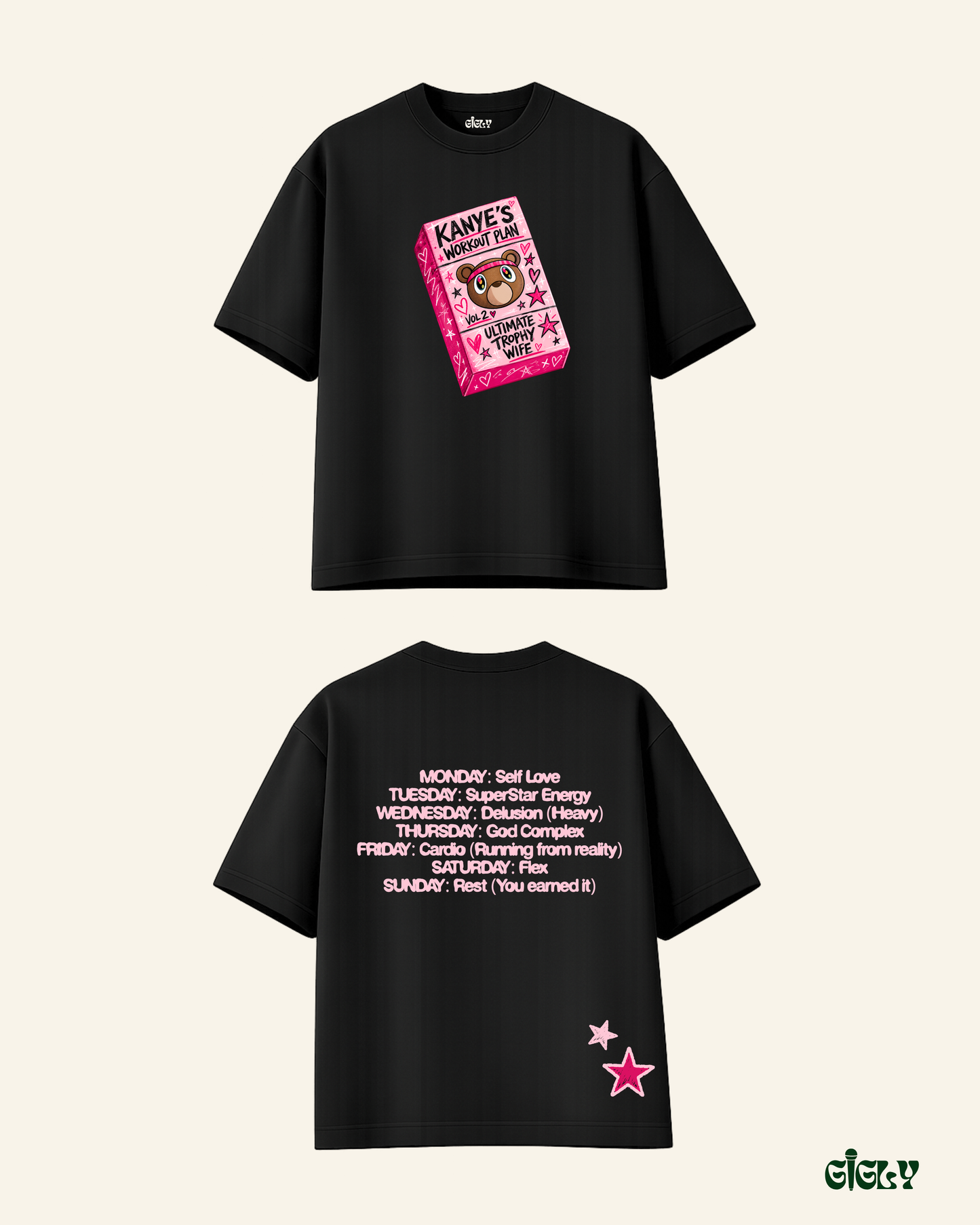 trophy wife kanye oversized tee