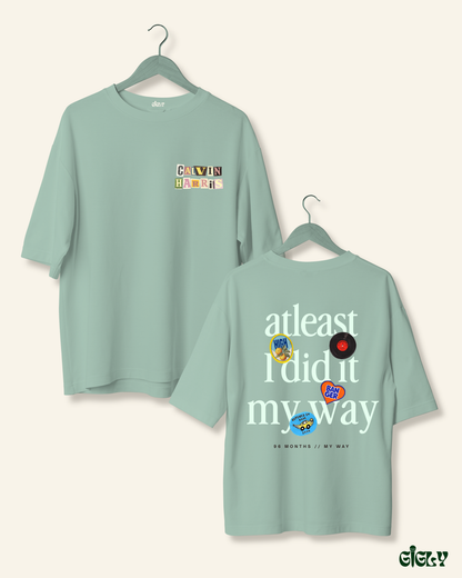 my way calvin harris oversized tee