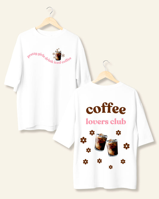 coffee oversized tee