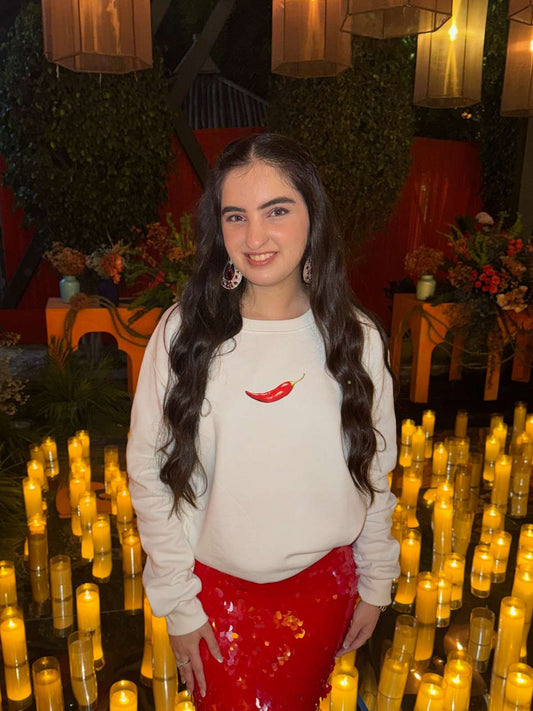 red chilli sweatshirt