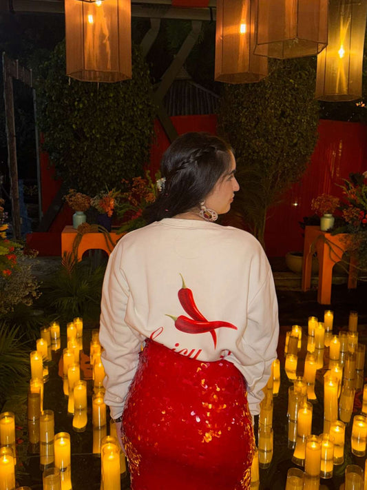 red chilli sweatshirt