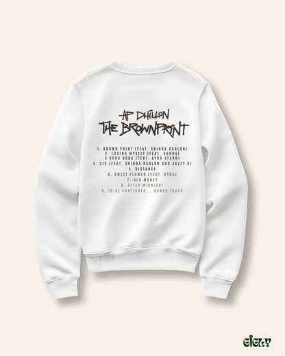 AP ok stfu white sweatshirt