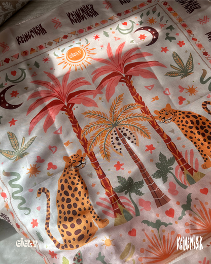 keinemusik japanese silk scarf