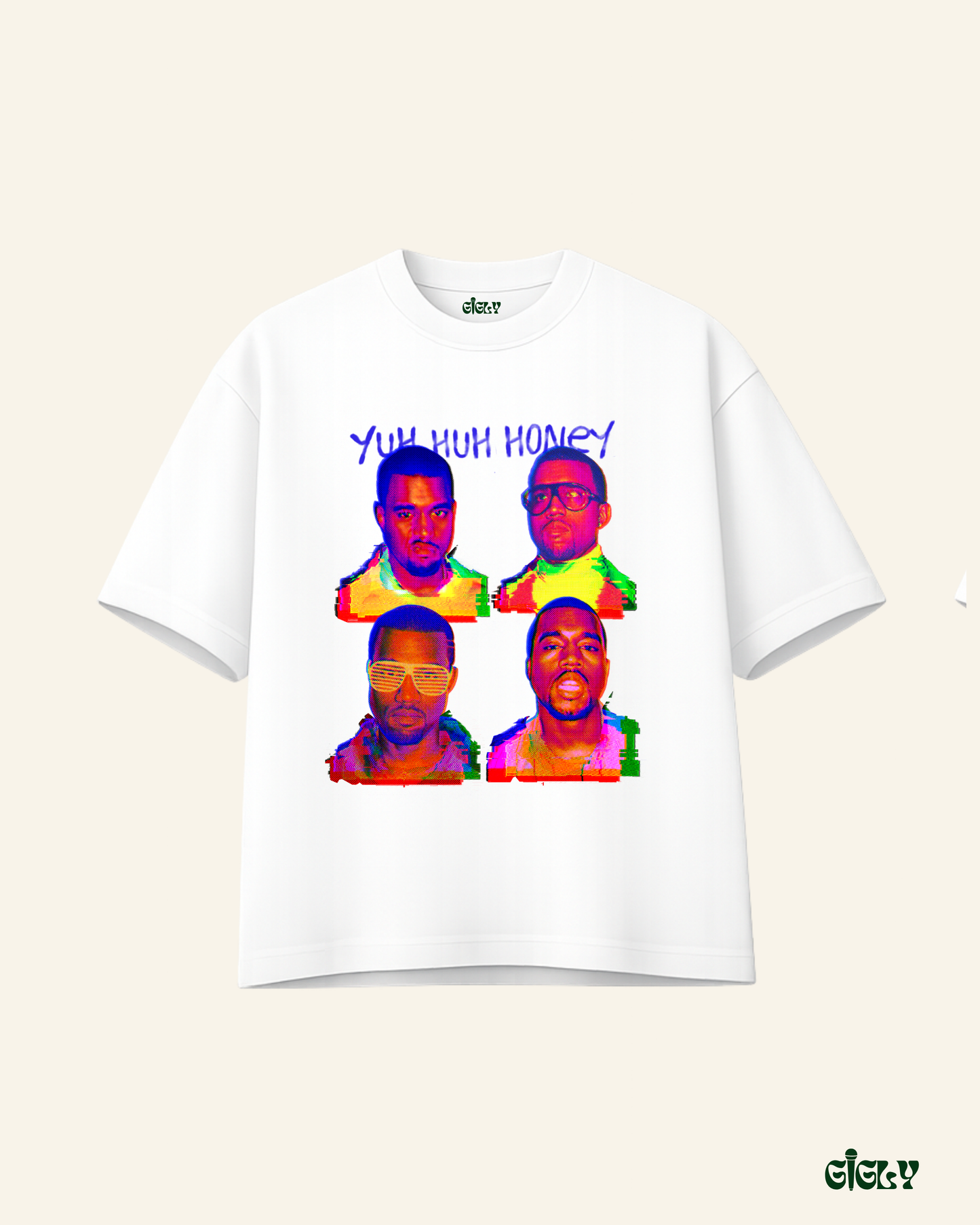 yuh huh honey kanye oversized tee