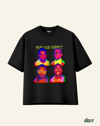 yuh huh honey kanye oversized tee