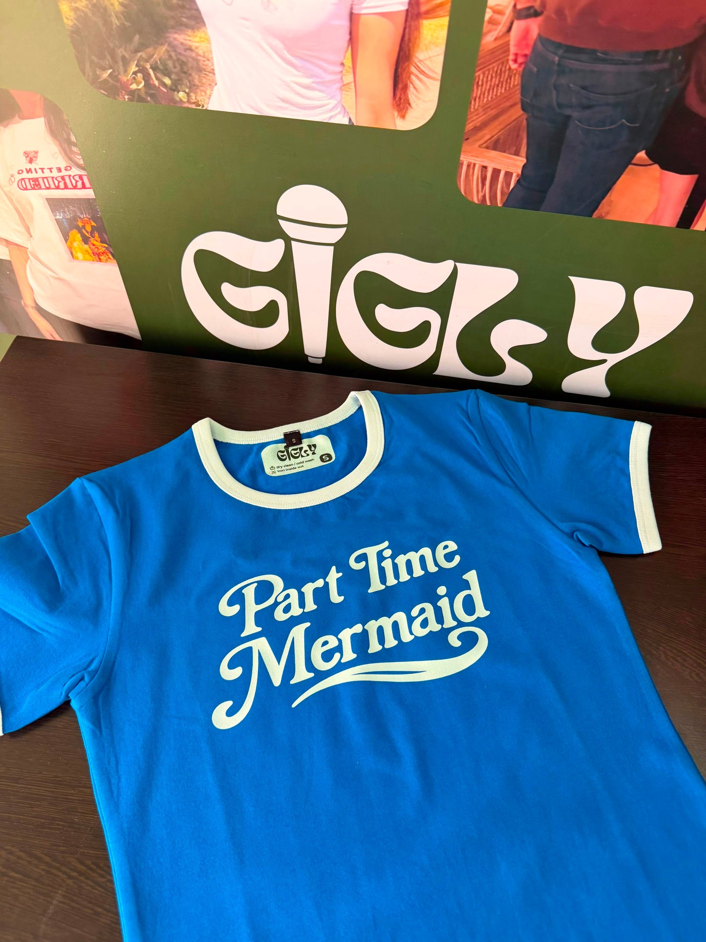 mermaid baby tee