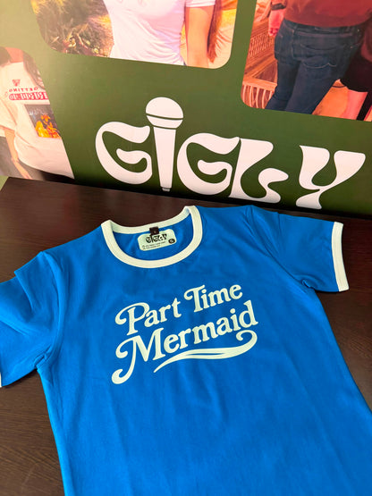 mermaid baby tee